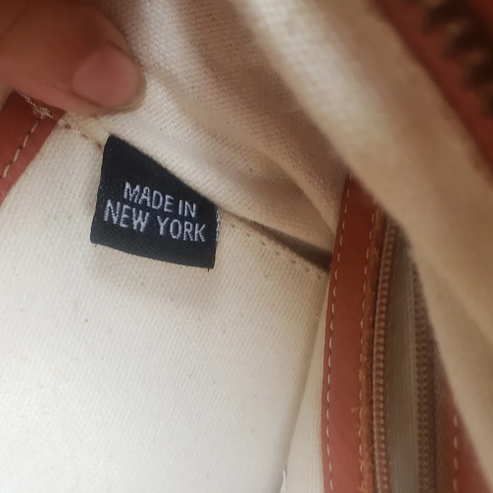 Pietro Alessandro New York Orange leather Hobo Bag